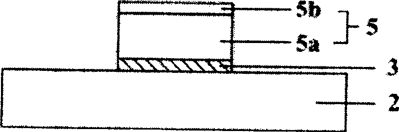 Microelectronic element with elastic conductive projection and method of manufacture