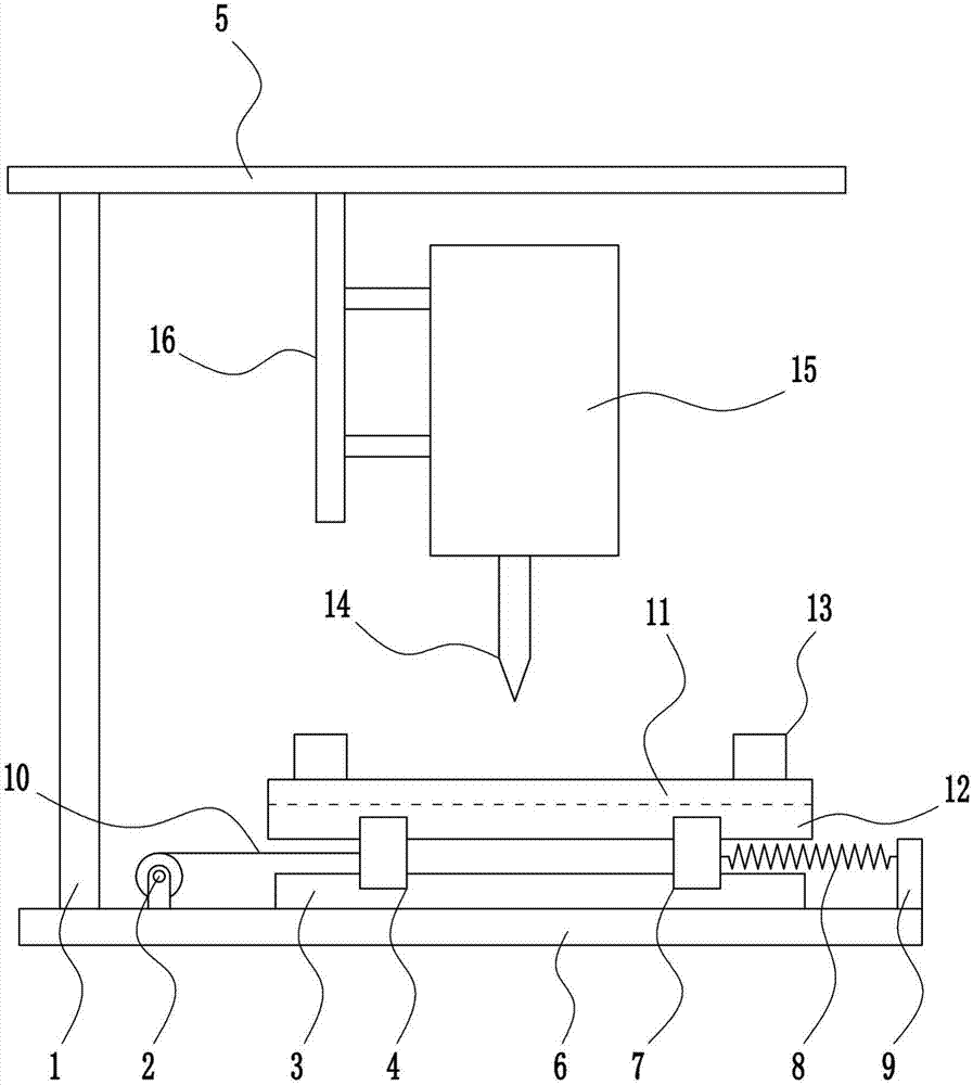 Quick footwear upper punching device for shoe production