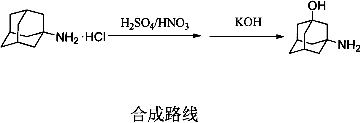 Process for preparing 3-amino-1-adamantanol