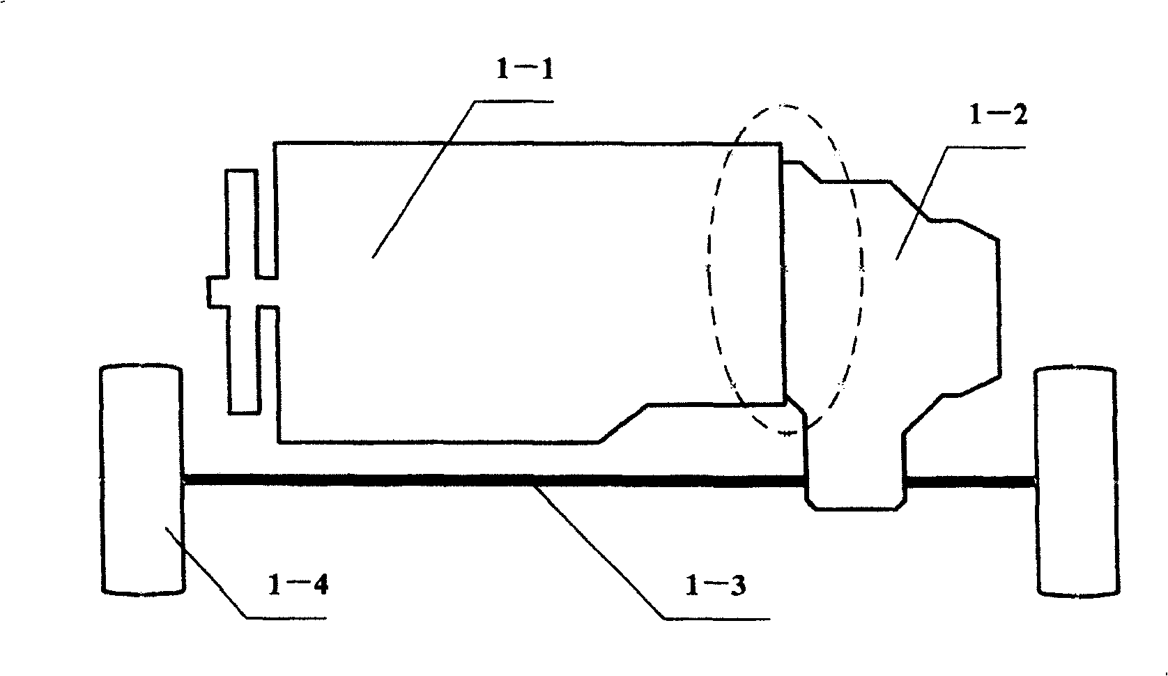 Novel mixed power system structure