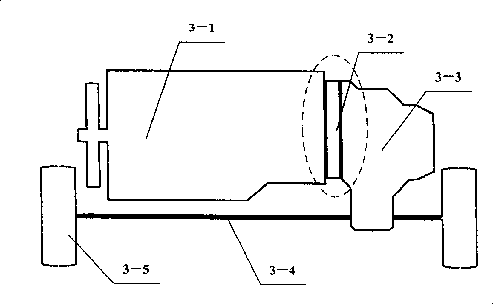 Novel mixed power system structure