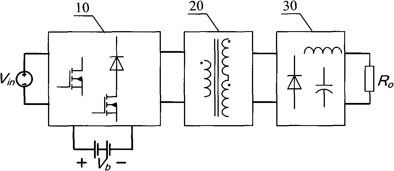 Three-port DC converter