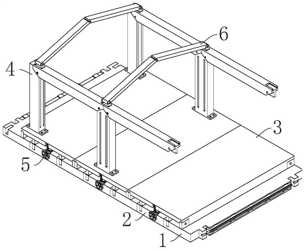 High-stability temporary building convenient to disassemble