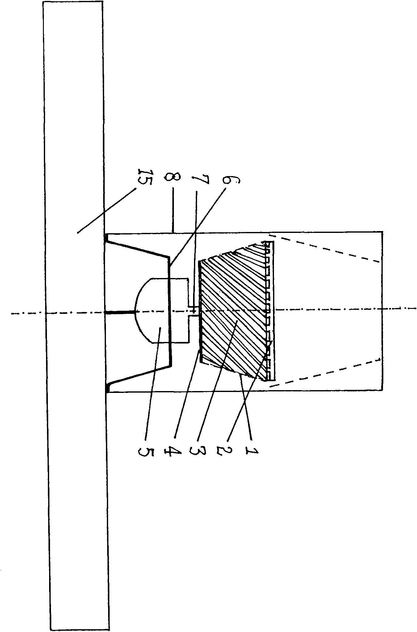 Multi-air-duct internal-absorption axial flow turbo fan