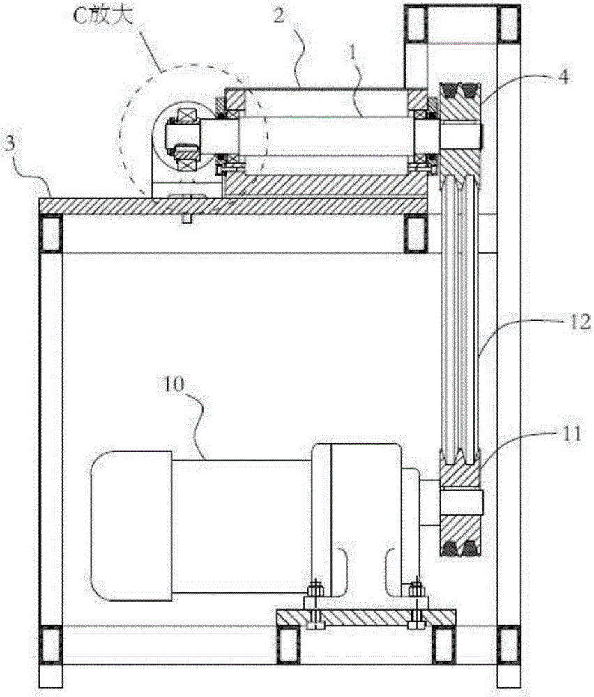 Spring testing machine