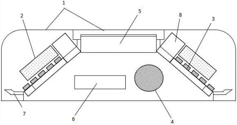 Solar spike lamp with long-lasting phosphor materials