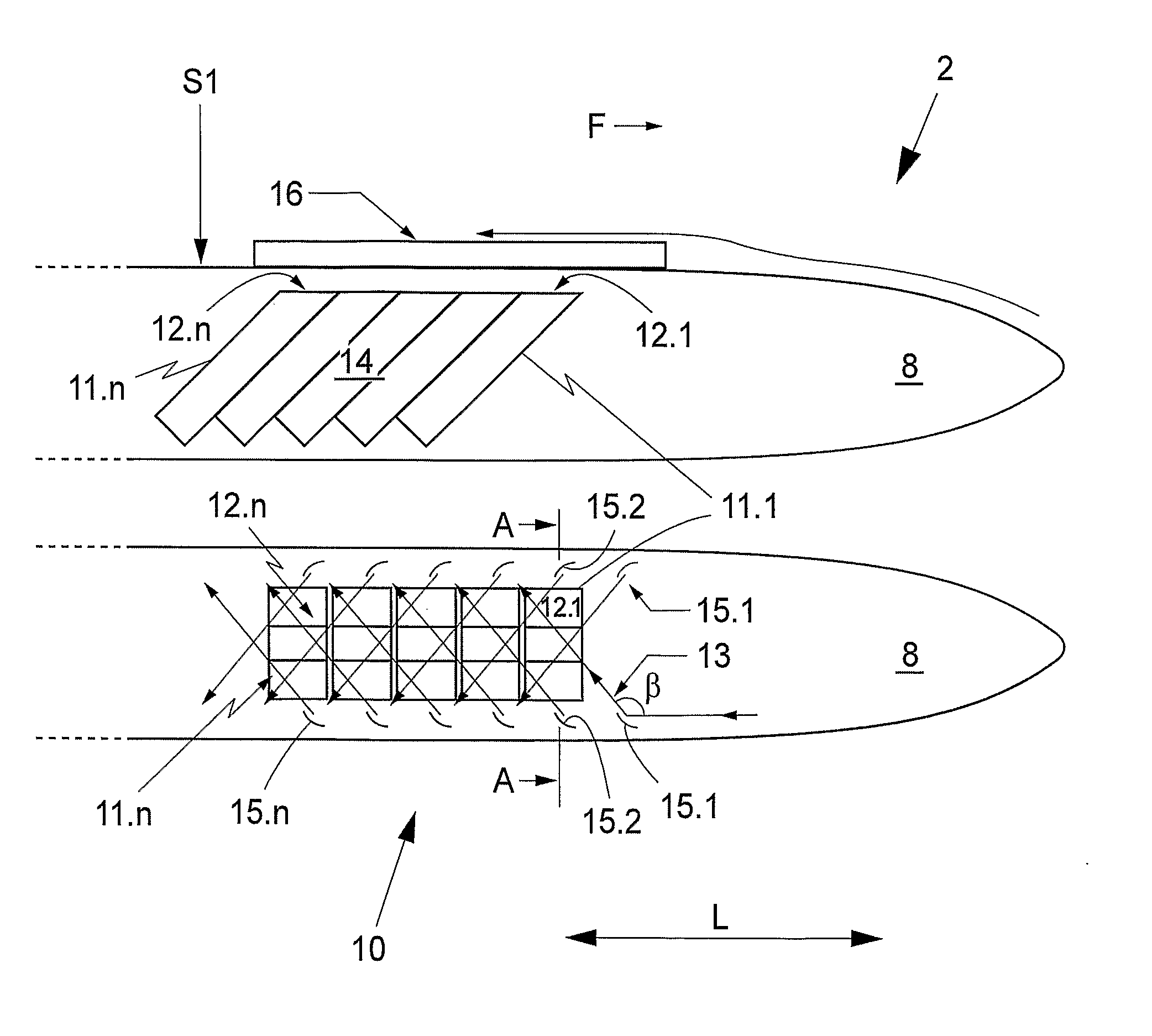 Arrangement for storing and launching payloads