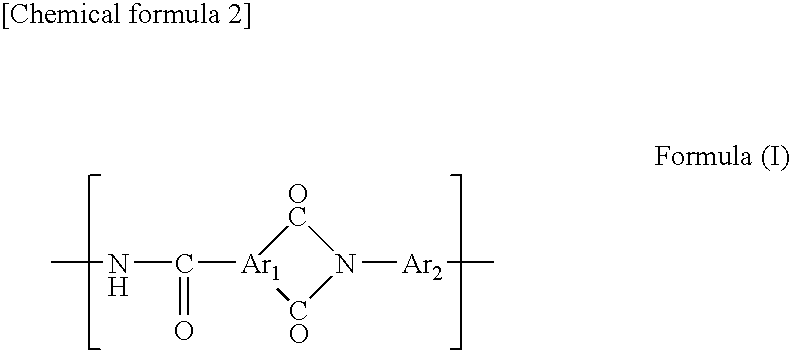 Polyamide imide fiber, non-woven fabric composed of the fiber, process for manufacture of the non-woven fabric, and separator for electronic component