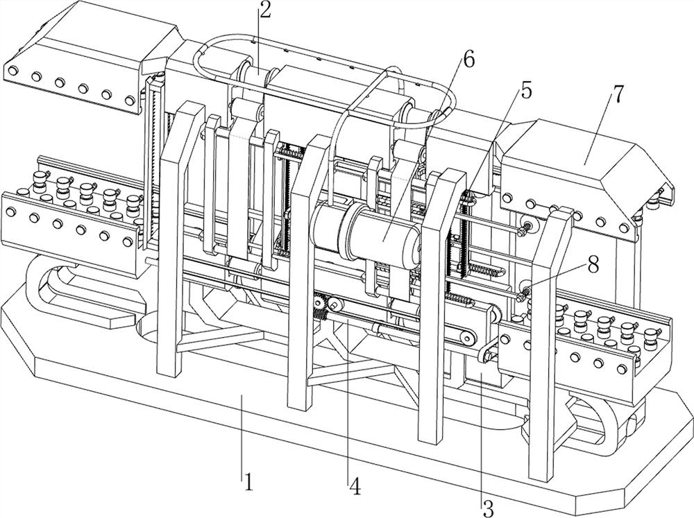 Edge deburring device for rock plate machining