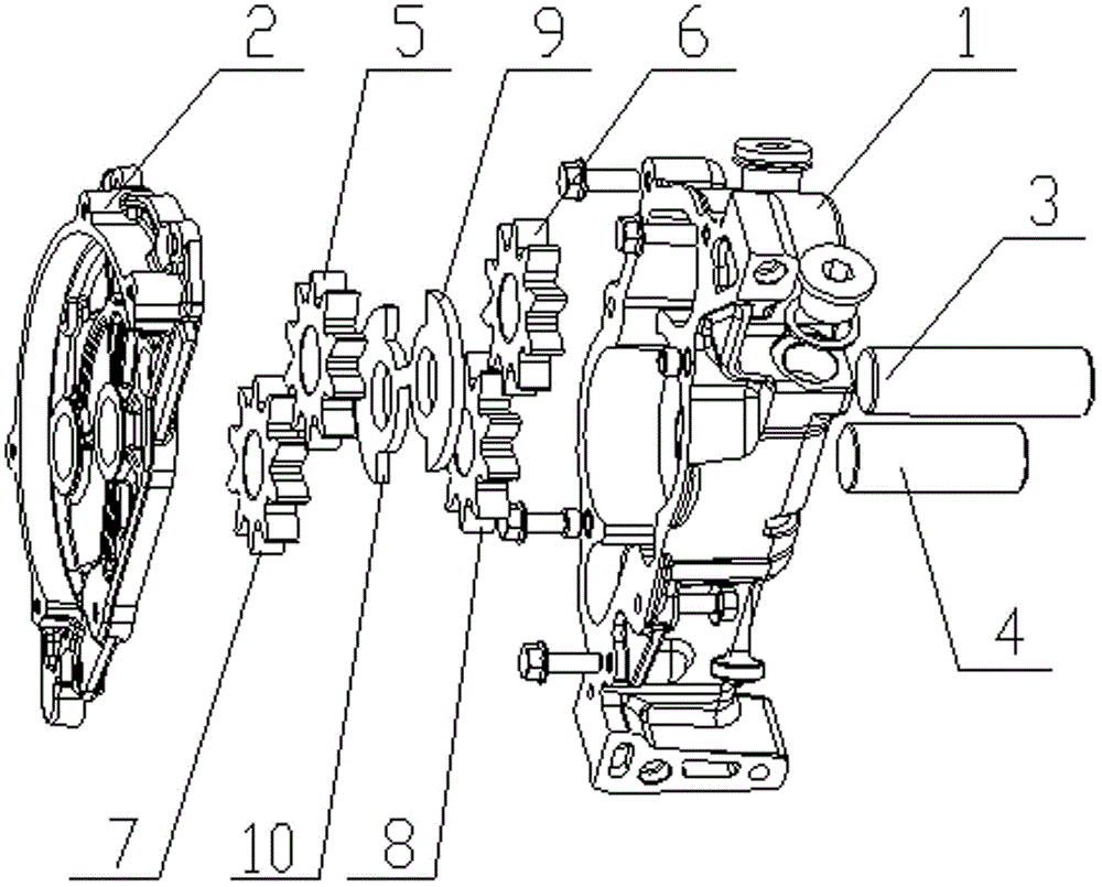 Gear type engine oil pump