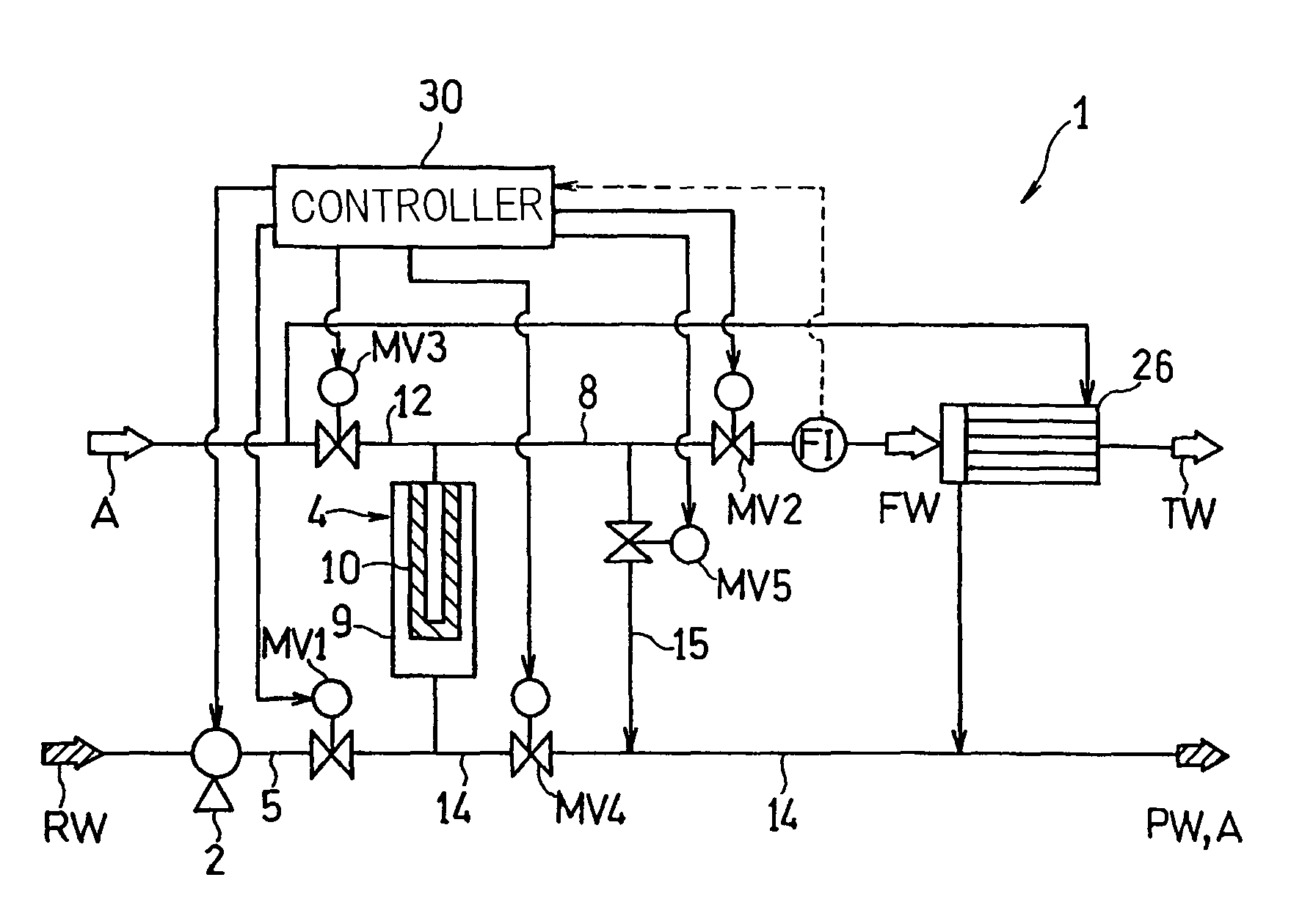 Filtering device and method of manufacturing same