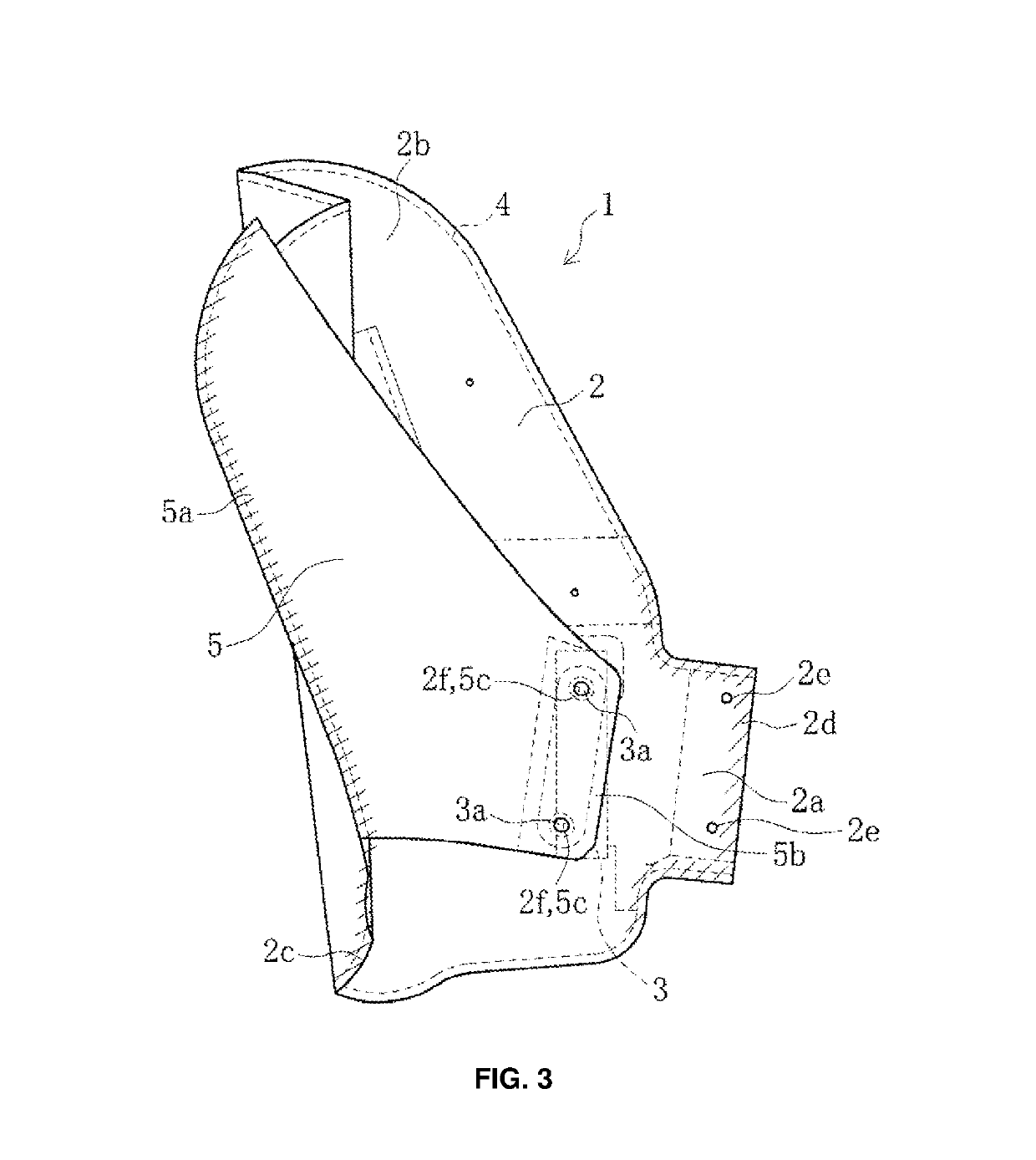 Side airbag device