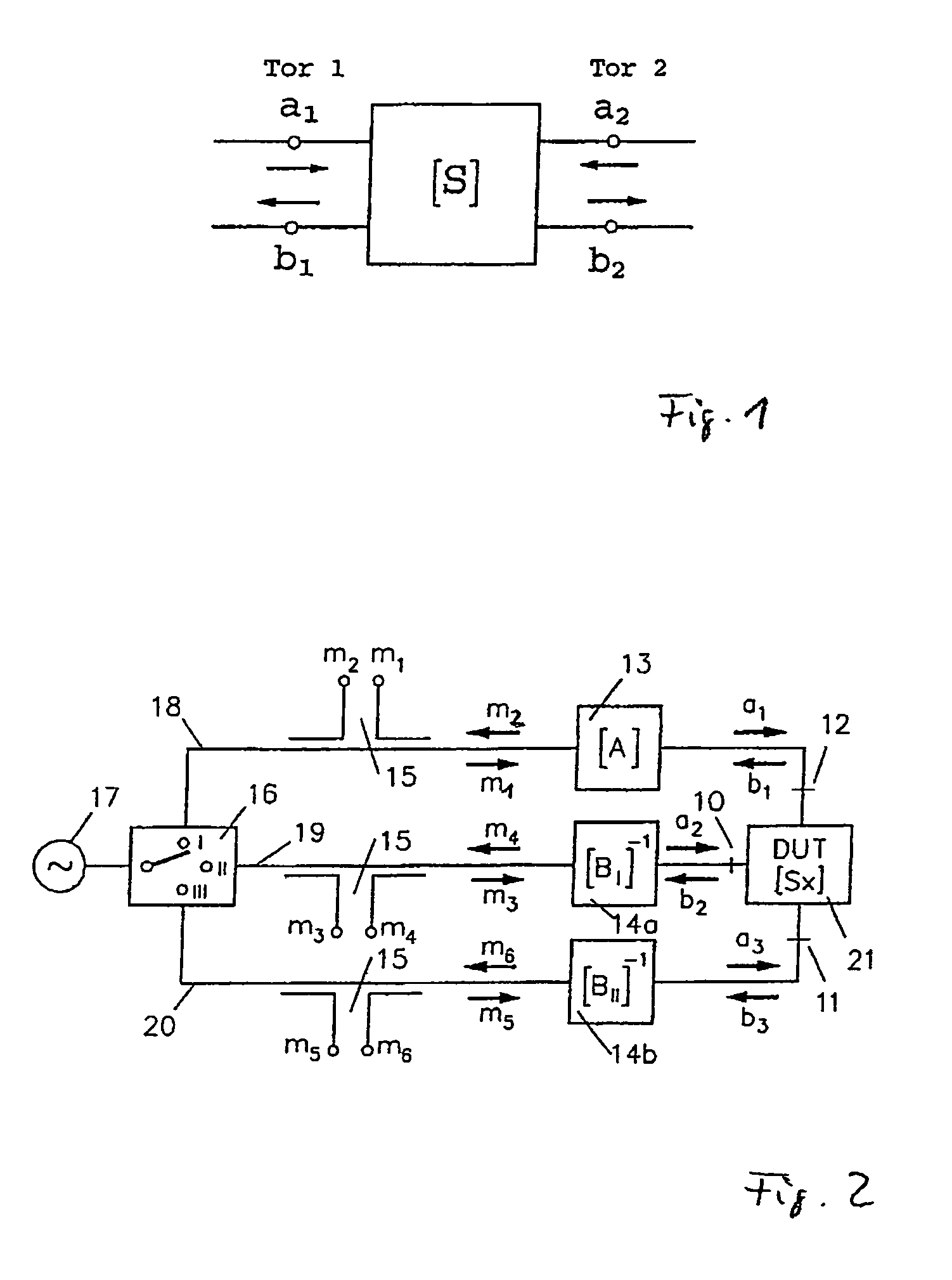 Calibration method for carrying out multiport measurements on semiconductor wafers