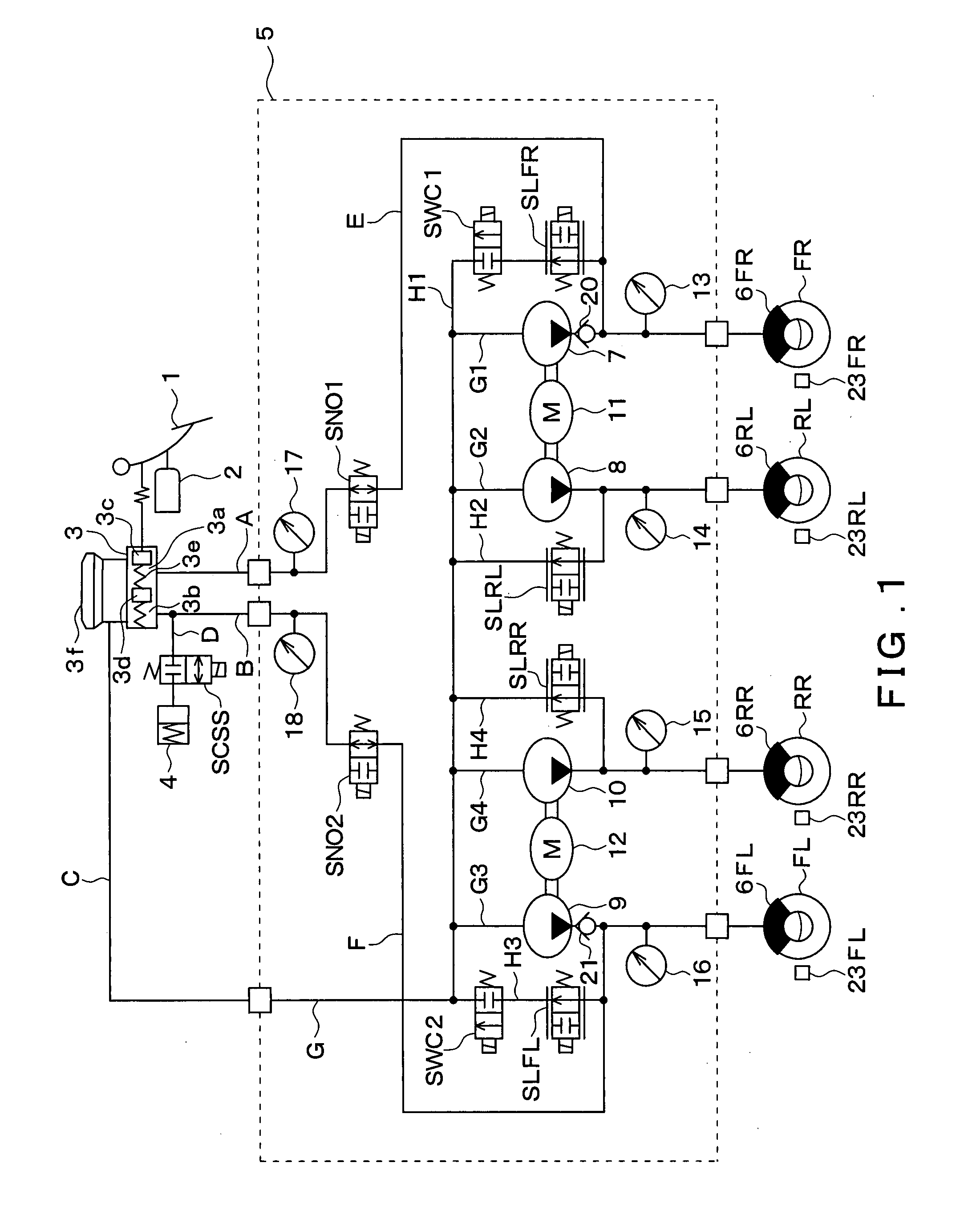 Vehicle brake control device