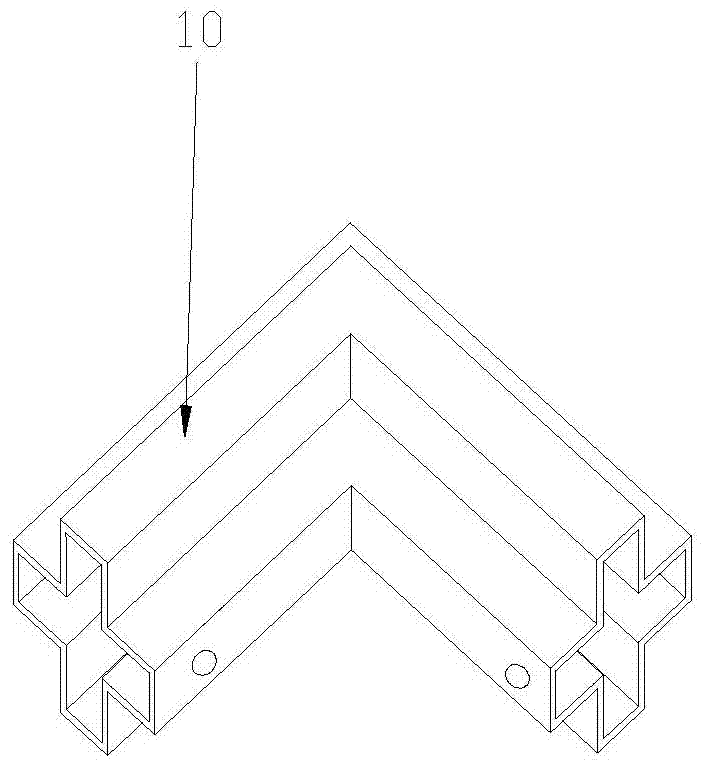 A connection building material and its combined accessories