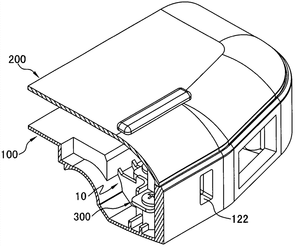 Locking hole strengthening structure