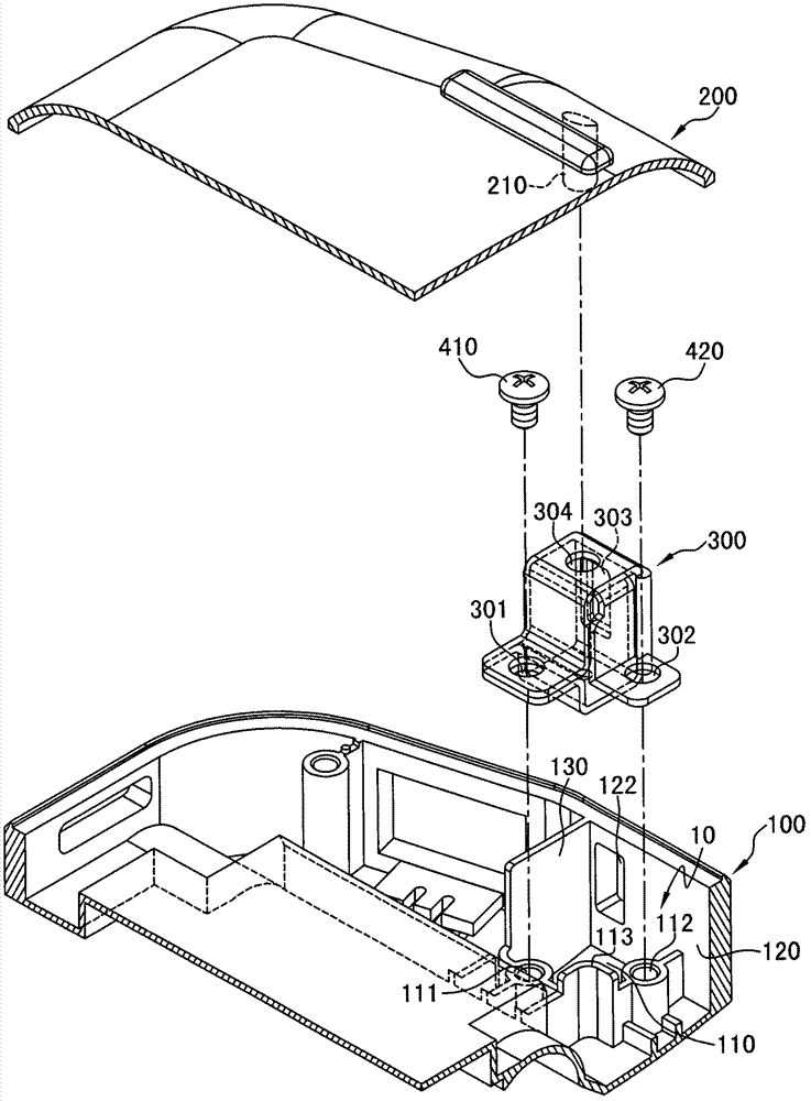 Locking hole strengthening structure