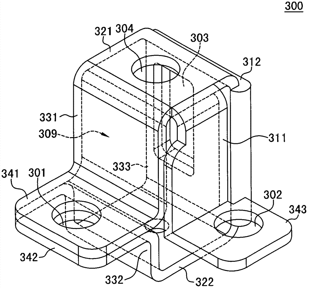 Locking hole strengthening structure