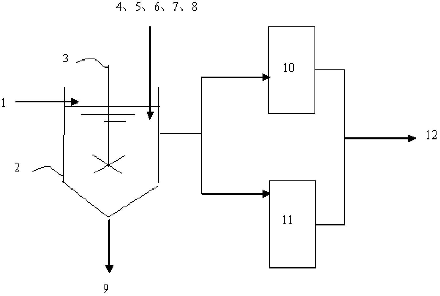 Advanced treatment method for arsenic-containing wastewater