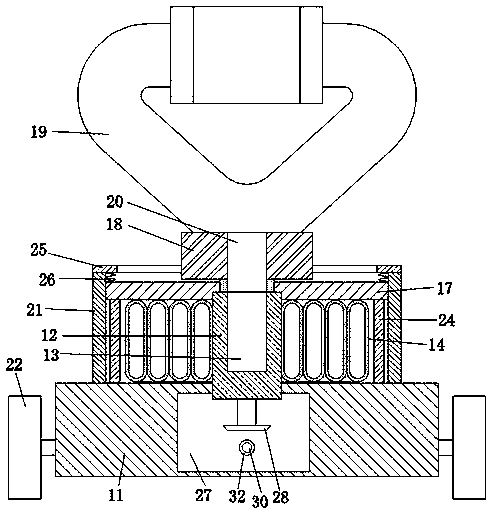 Fire-fighting water cannon capable of storing water hose