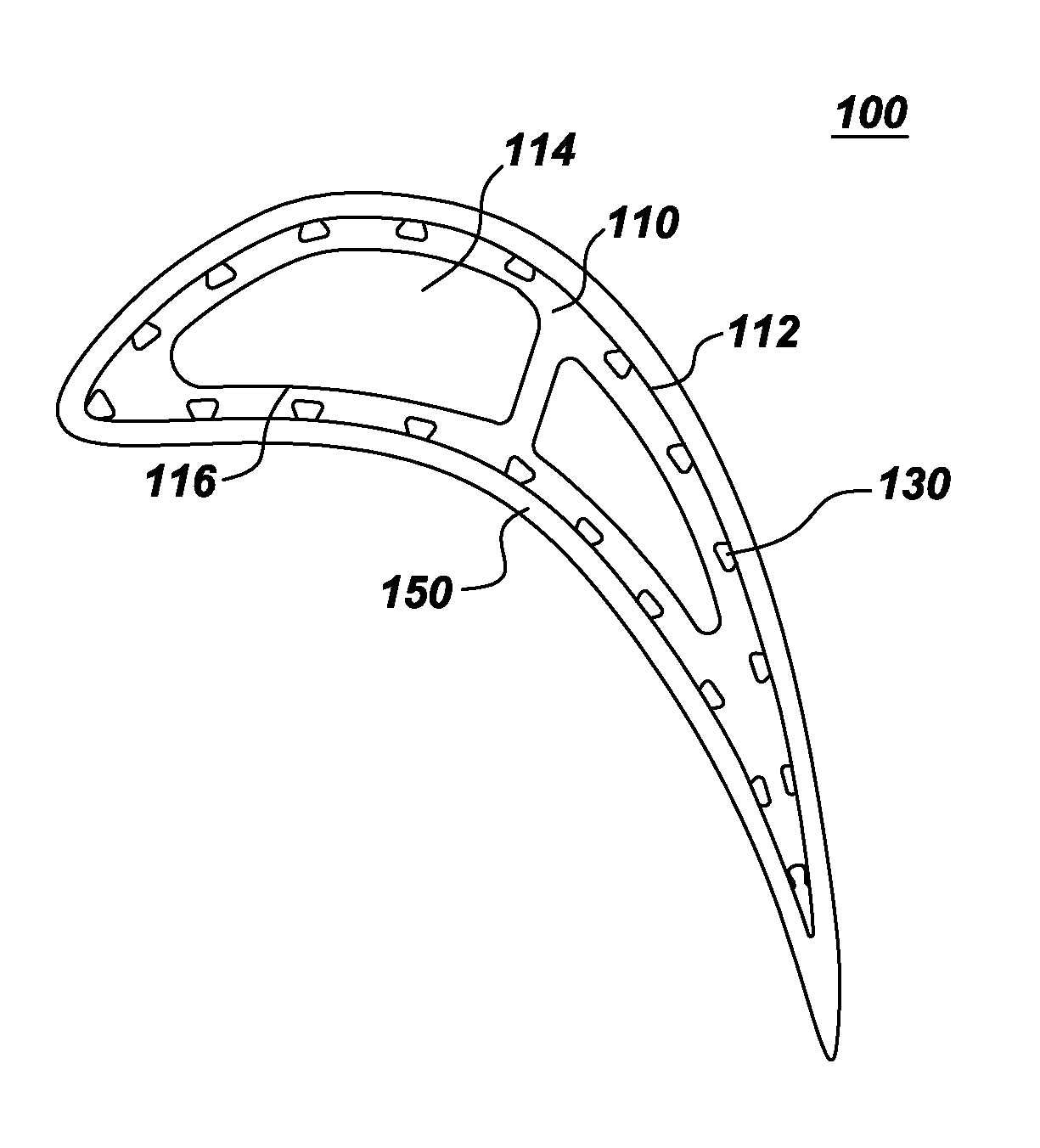 Components with re-entrant shaped cooling channels and methods of manufacture