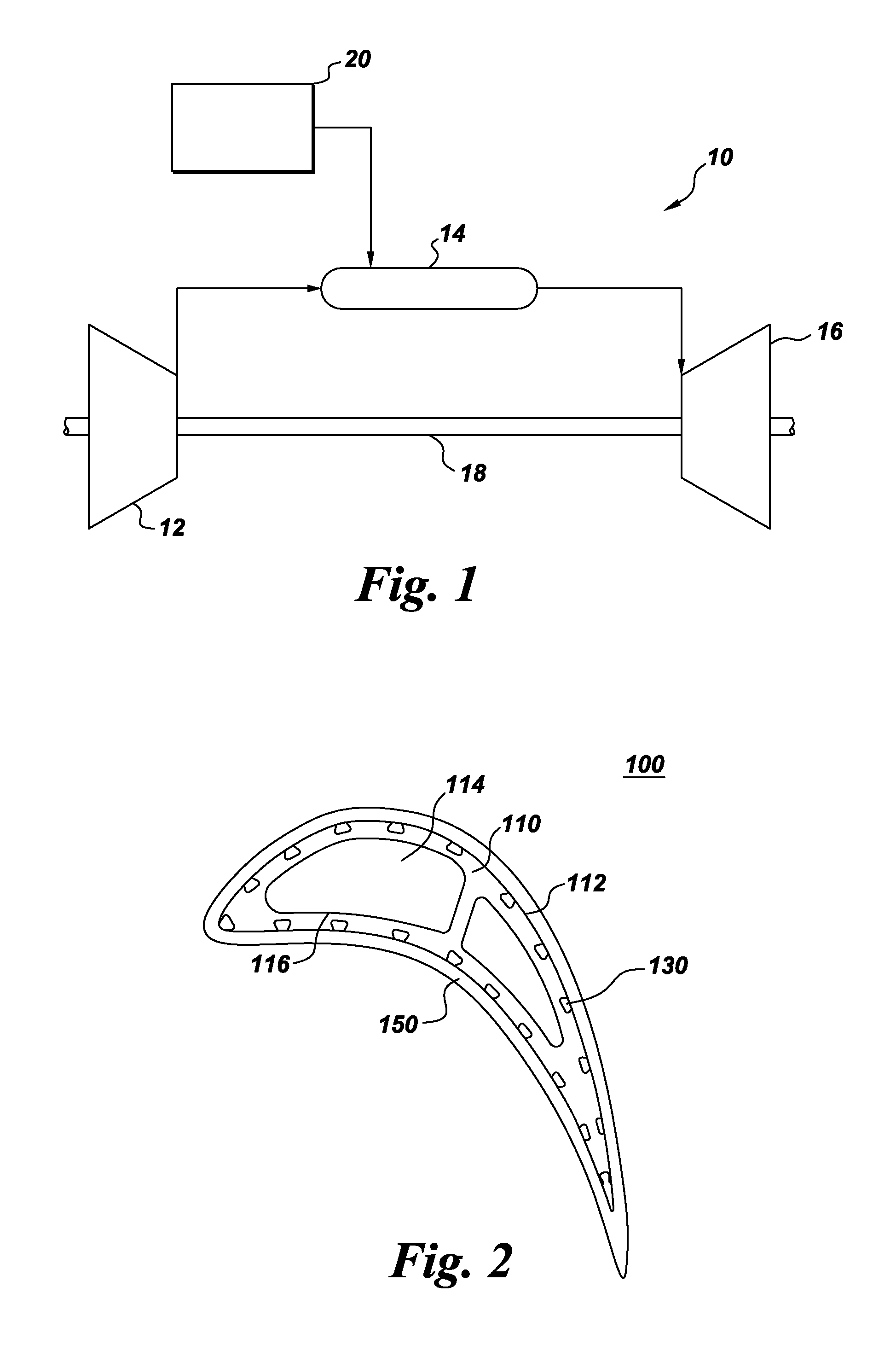 Components with re-entrant shaped cooling channels and methods of manufacture