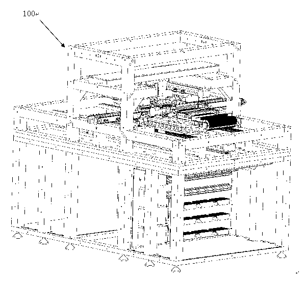 Equipment and method for manufacturing solar cell positive electrode