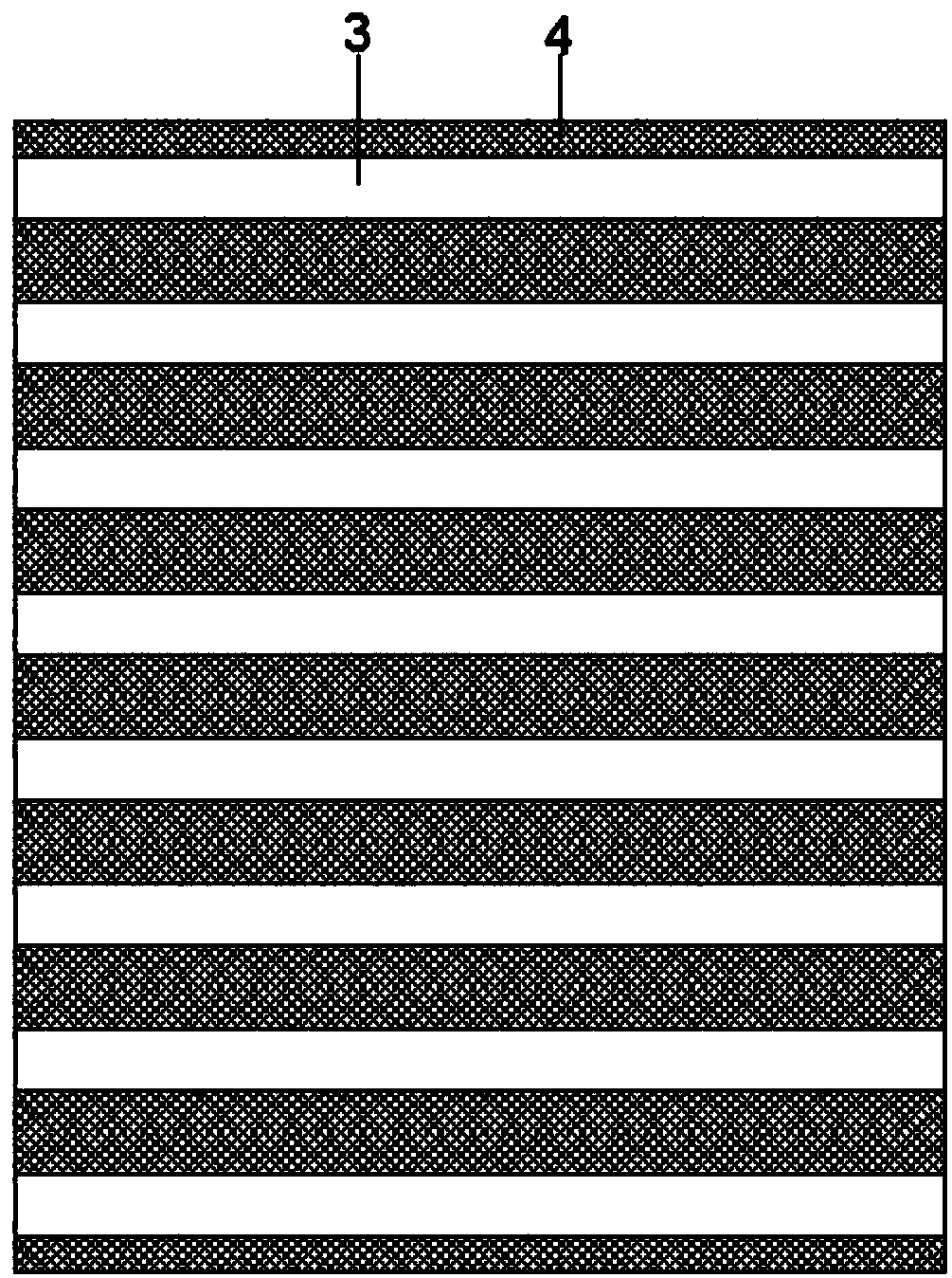 Double-sided groove type surface solidification layer foam structure