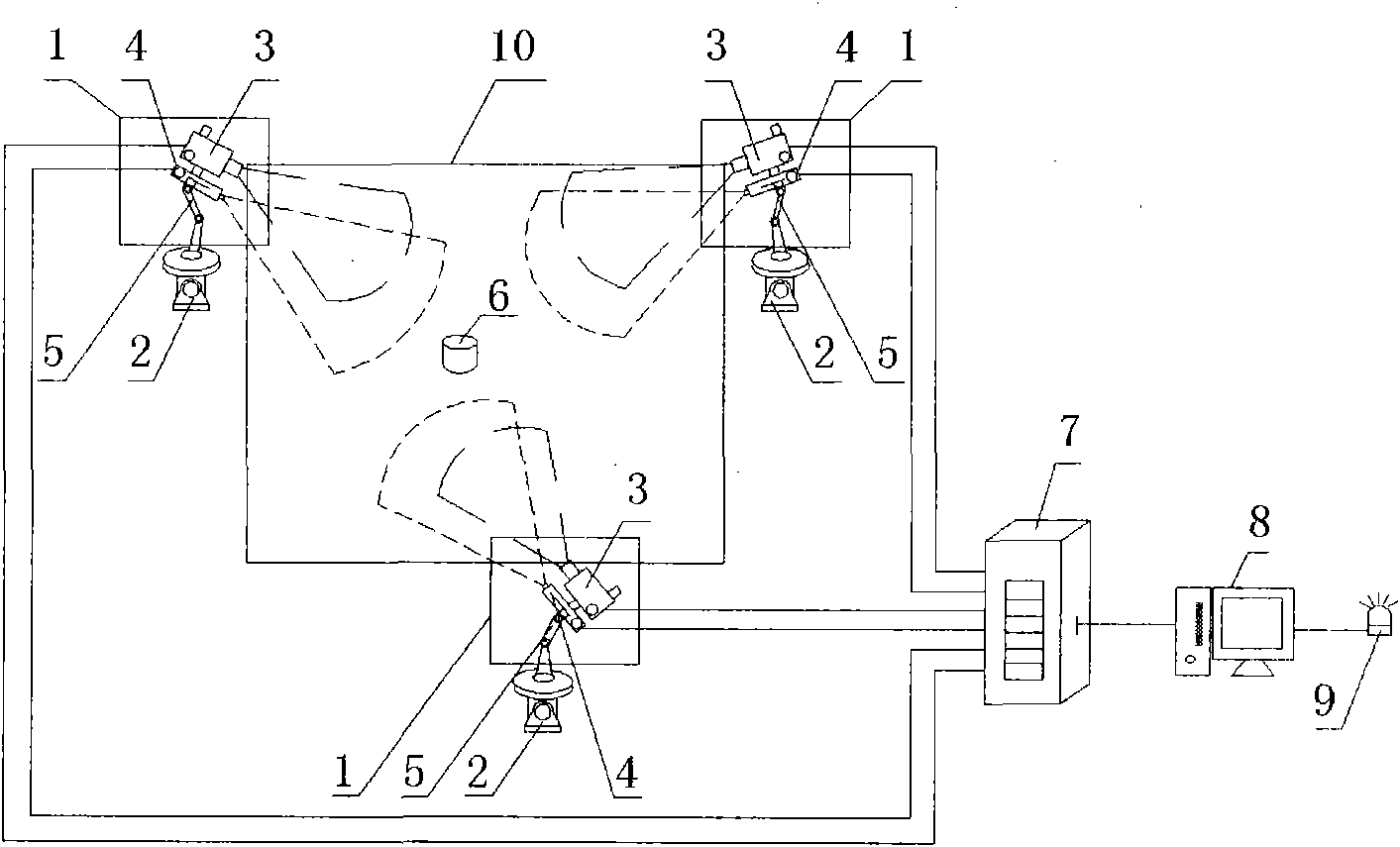 Multi-camera crowd-gathered message statistic device and method