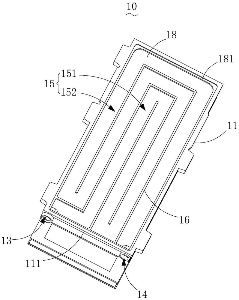 Liquid cooling plate integrated box body and battery box