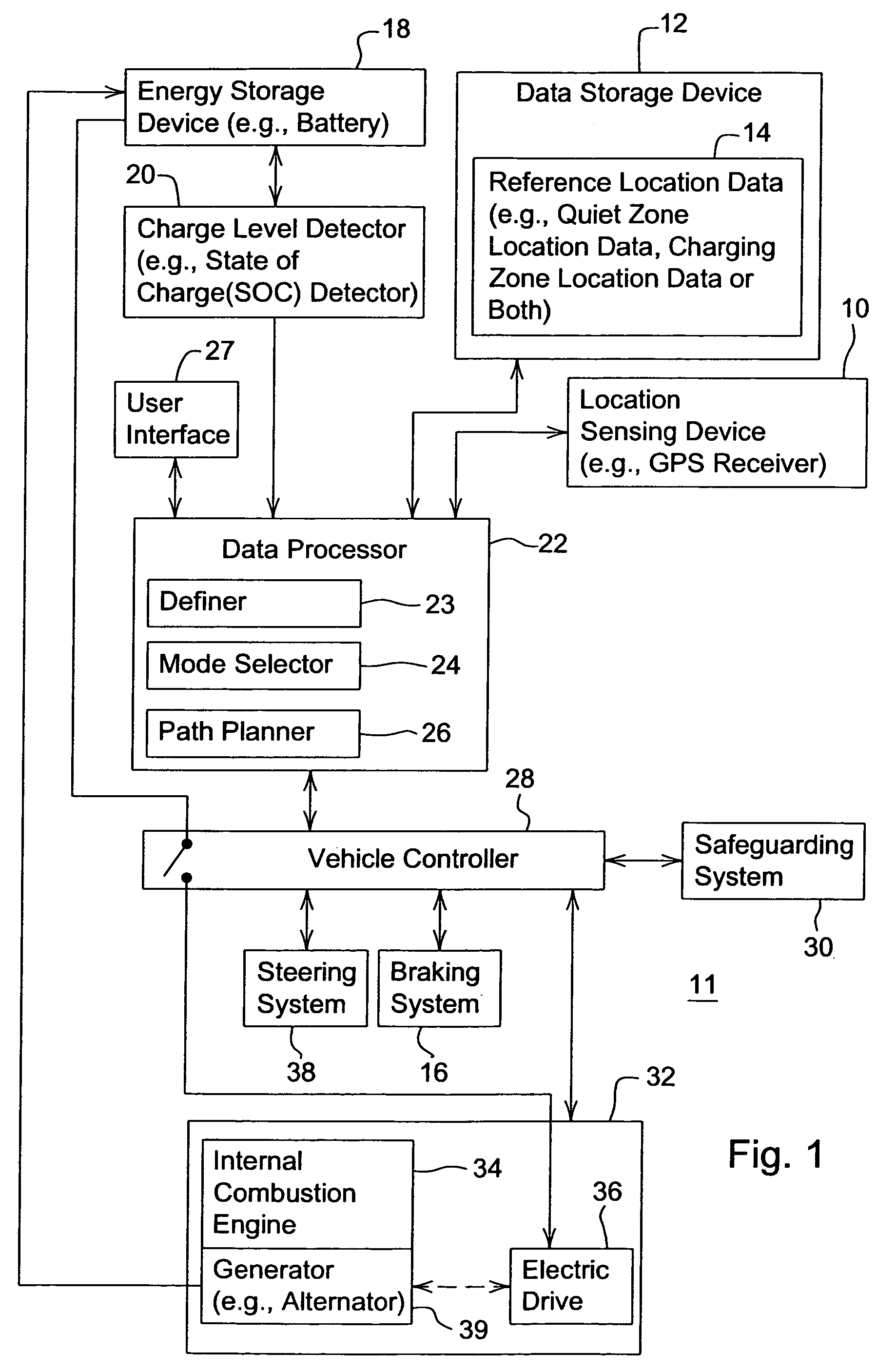 Vehicular navigation with location-based noise reduction