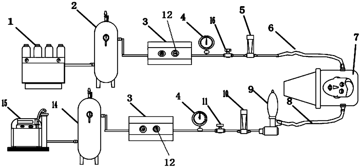 Mobile hood oxygen absorption system