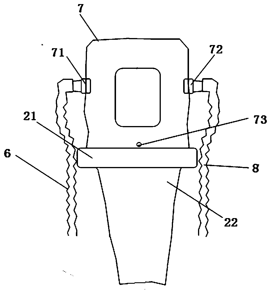 Mobile hood oxygen absorption system