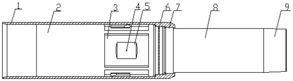 Self-adaptive flow regulating and water controlling device for oil-gas well