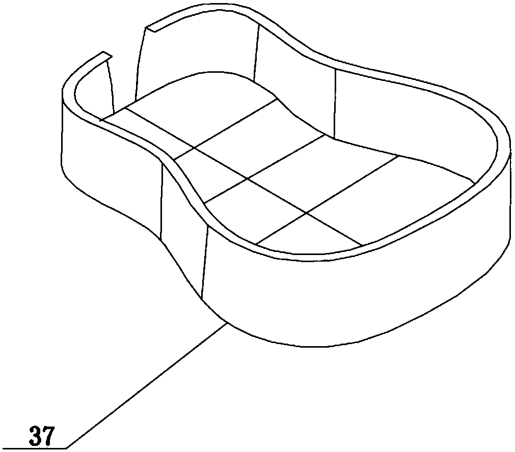 Novel guitar bag production device and preparation method thereof