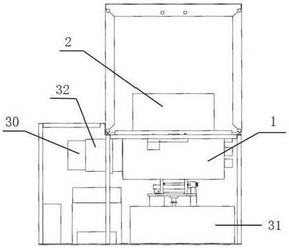 Microwave processing device for securities based on shear wave