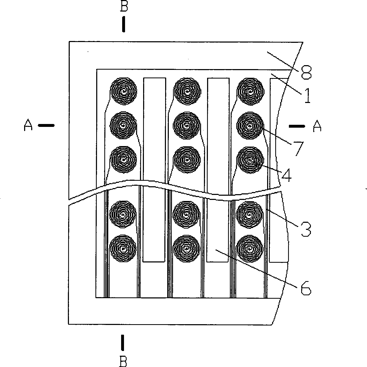 Production method of integrated submissive sensor for measuring curve clearance and force