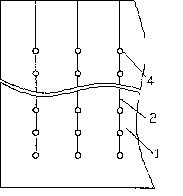 Production method of integrated submissive sensor for measuring curve clearance and force