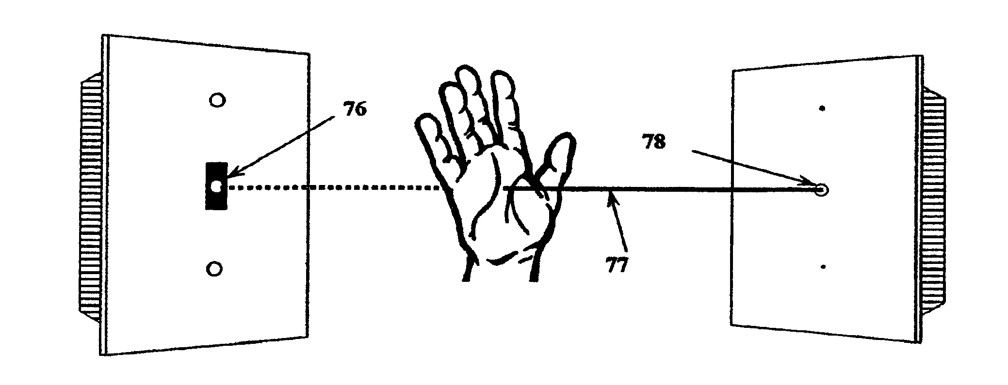 Multi-media spatial controller having proximity controls and sensors