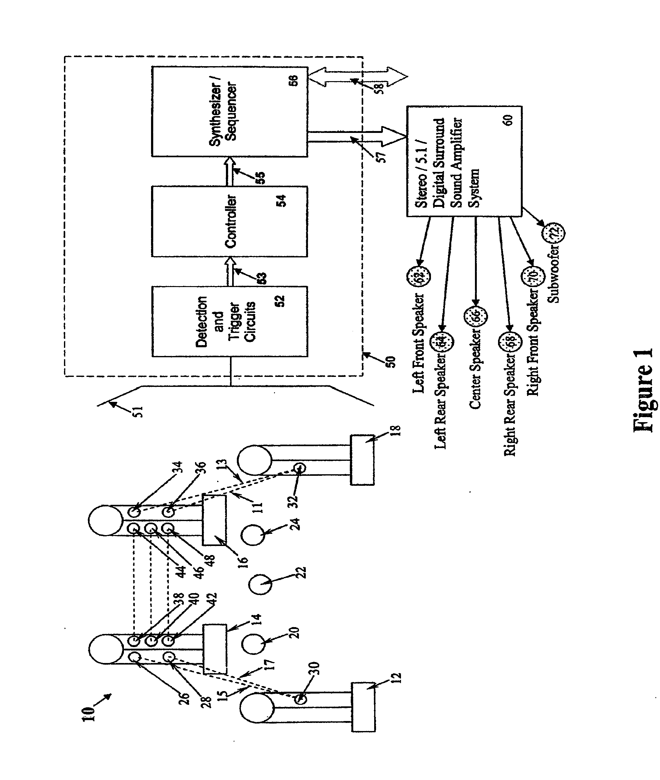 Multi-media spatial controller having proximity controls and sensors