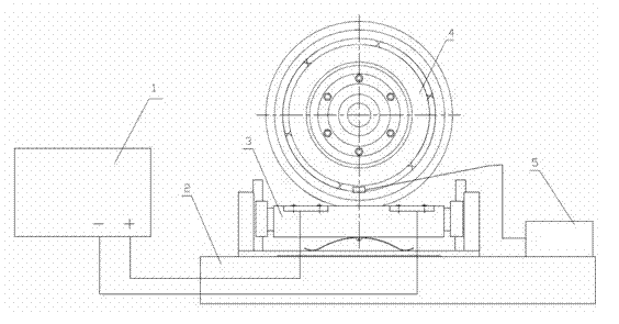Evaluation device and method for heat exchange effect of heat pipe grinding wheel