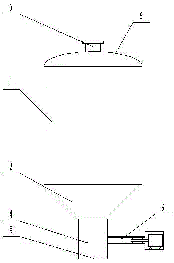 Feeding funnel device of tablet press