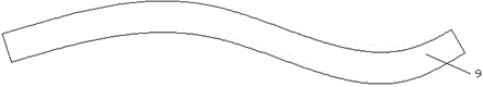 Cable provided with heat shield with heat dissipation holes and wear-resisting layers