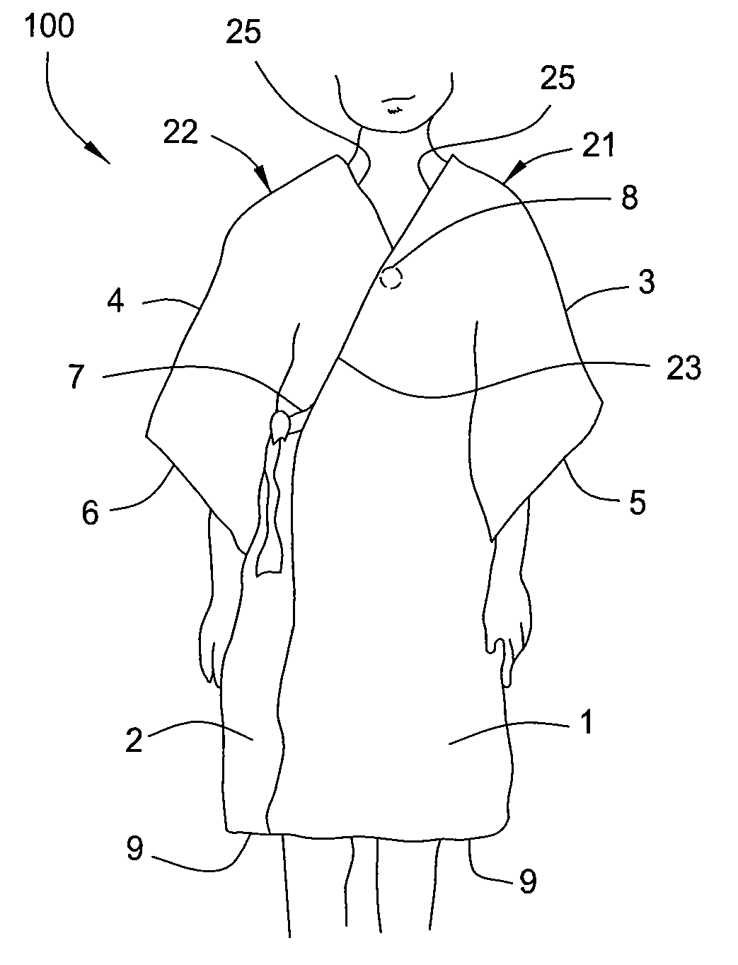 Versatile hospital gown