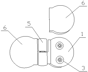 Shower room hinge