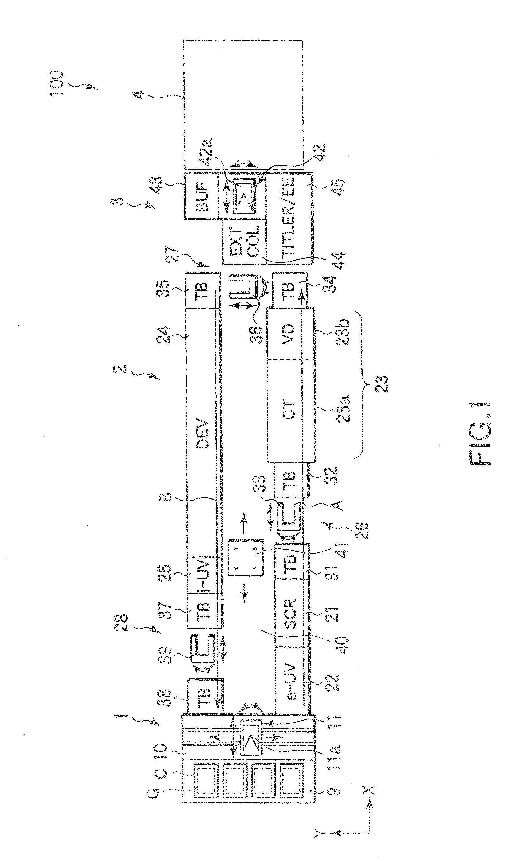 Stage apparatus and application processing apparatus