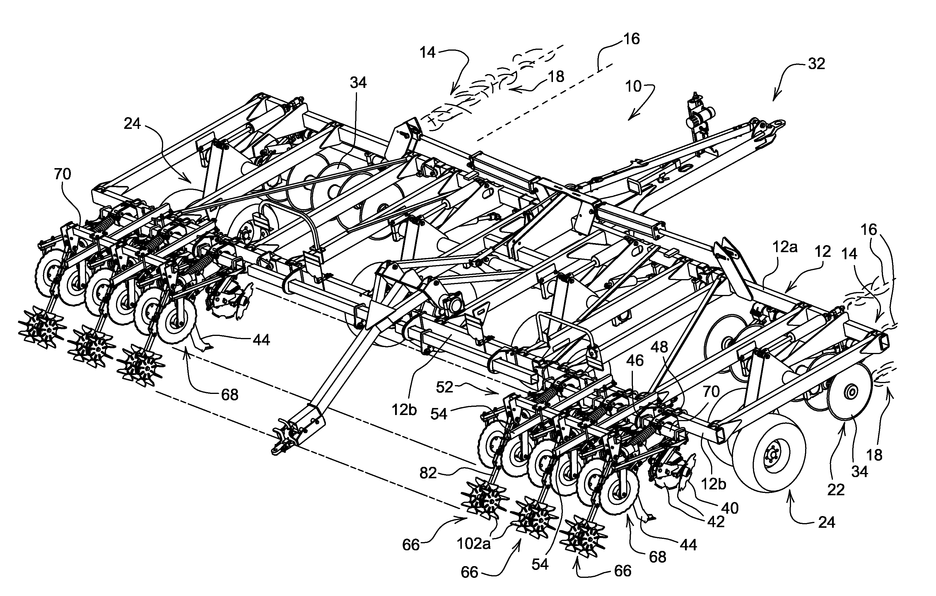 Split rolling basket