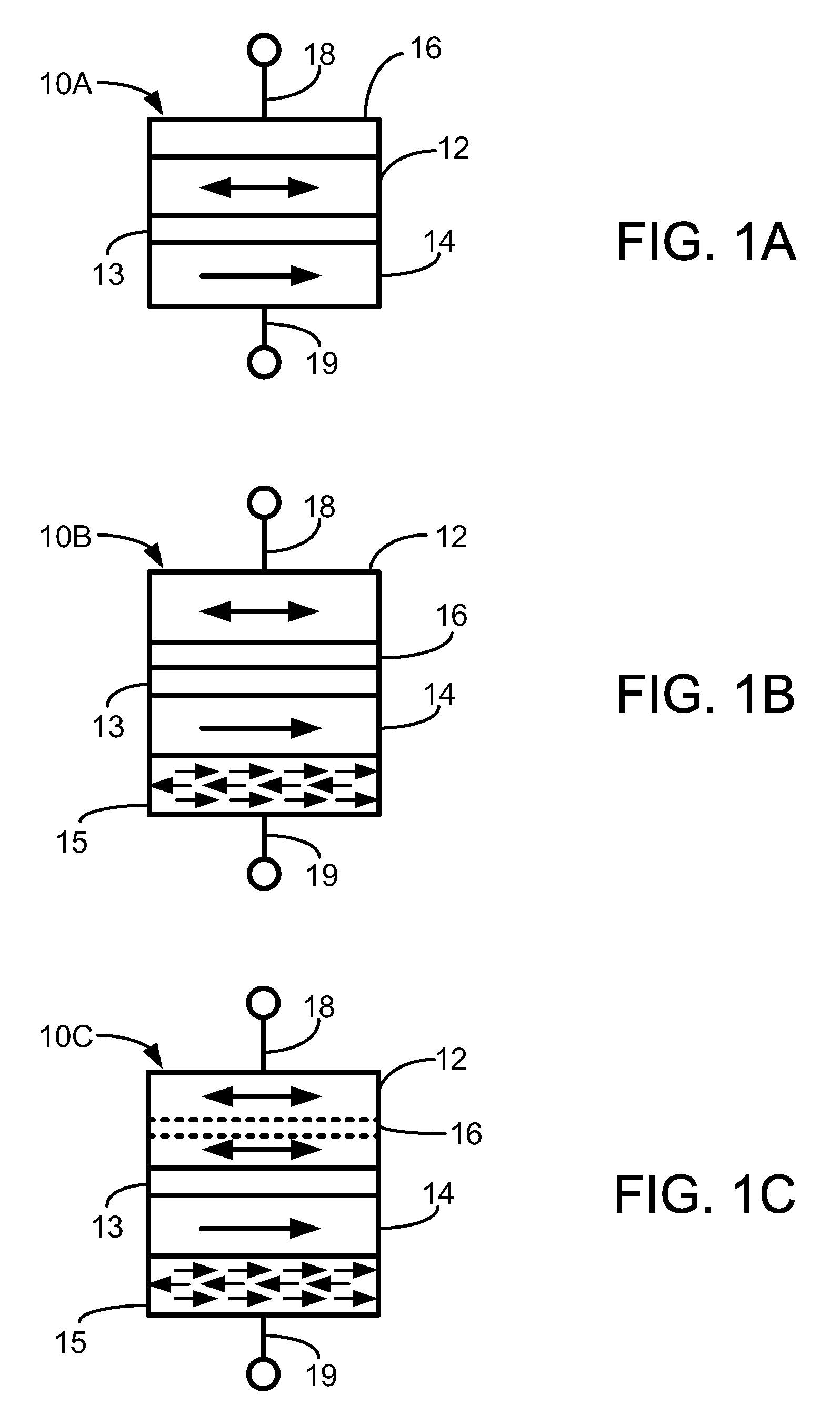 Magnetic stack having reduced switching current