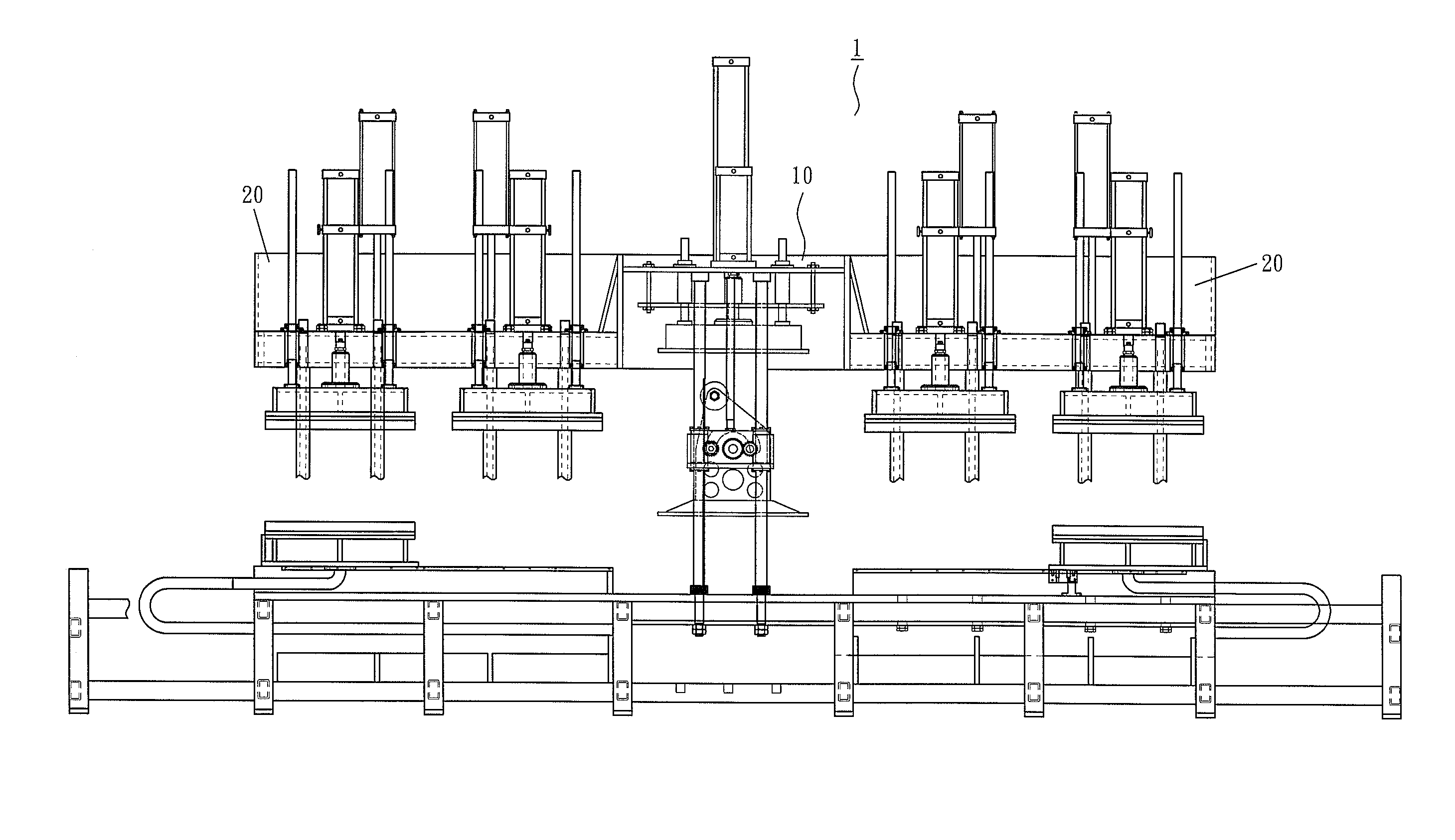 Automated molding machine for ultra small draft angle slurry molding products