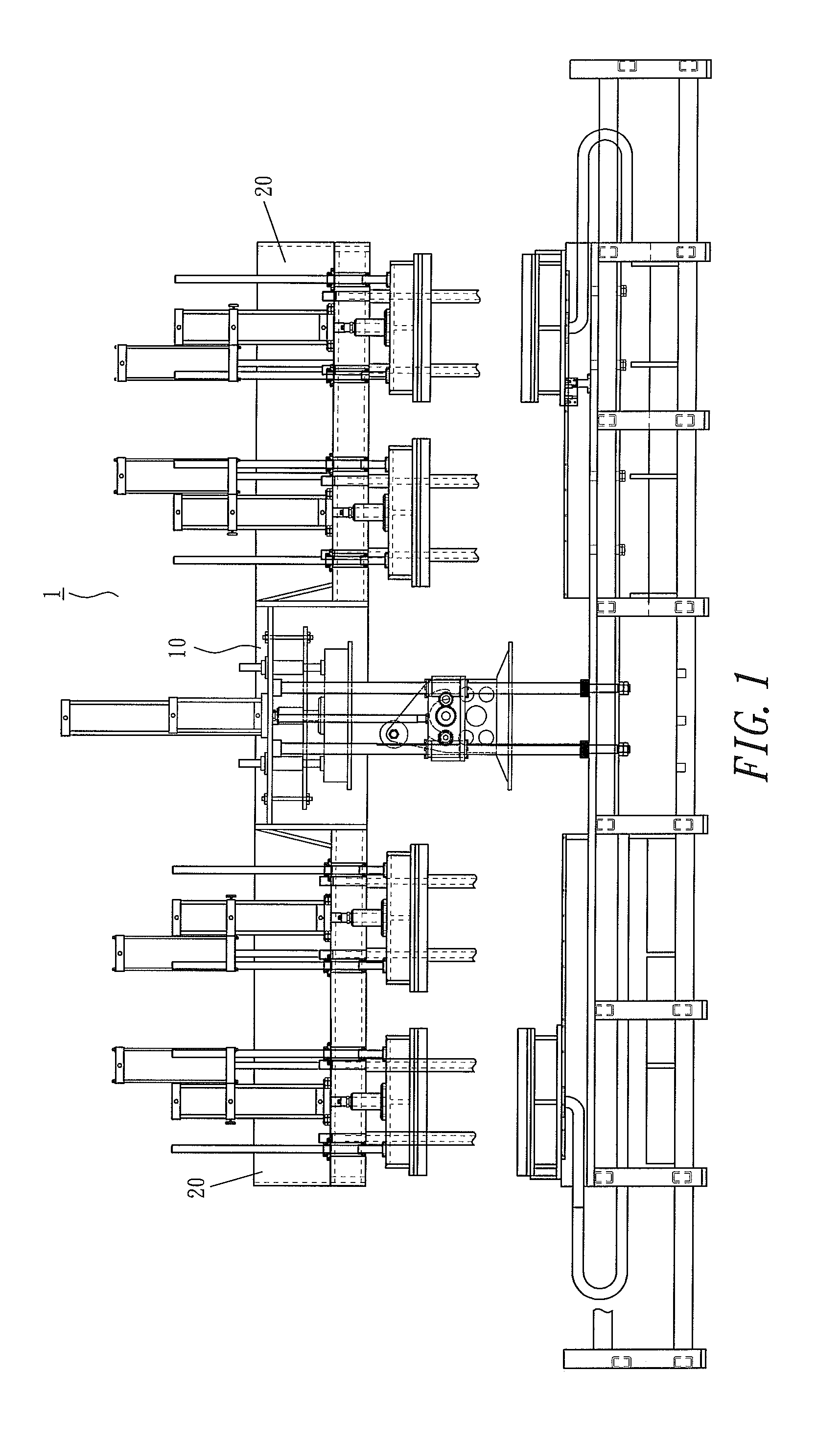 Automated molding machine for ultra small draft angle slurry molding products